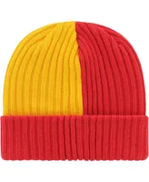 Men's '47 Brand Red Kansas City Chiefs Fracture Cuffed Knit Hat