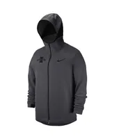 Men's Nike Anthracite Iowa State Cyclones Tonal Showtime Full-Zip Hoodie Jacket