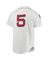 Men's Mitchell & Ness Nomar Garciaparra White Boston Red Sox 1997 Cooperstown Collection Authentic Jersey