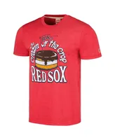 Men's Homage Red Boston Red Sox Cream of the Crop Hyper Local Tri-Blend T-shirt