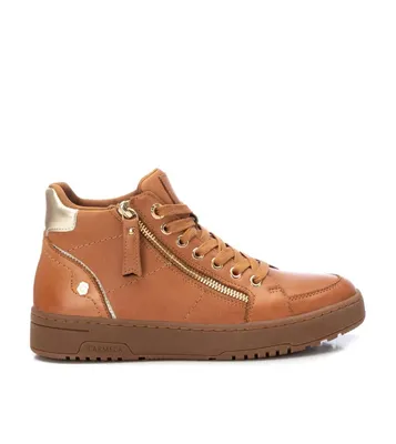 Carmela Collection Women's Leather High Top Sneakers By Xti