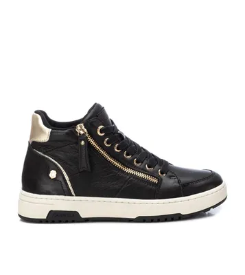 Carmela Collection Women's Leather High Top Sneakers By Xti
