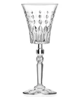 Lorren Home Trends Marilyn Set of 6 Red Wine Goblets