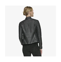 Glenbrook Lightweight Women's Leather Racer Jacket