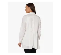 Stella Carakasi Women's Button-Front Shirt Top Sensation Tunic