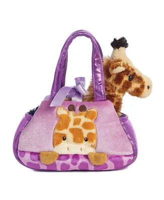 Aurora Small Peek-a-Boo Giraffe Fancy Pals Fashionable Plush Toy Multi-Color 7"