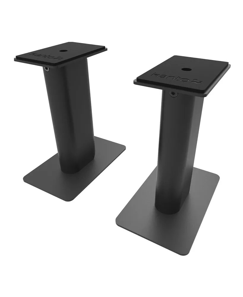 Kanto SP9 9" Universal Desktop Speaker Stands with Rotating Top Plates and Cable Management - Pair