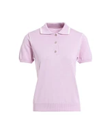 Bellemere New York Women's Bellemere Silk Cashmere Polo-Shirt