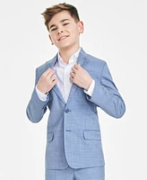 Tommy Hilfiger Big Boys Modern-Fit Stretch Sharkskin Suit Jacket