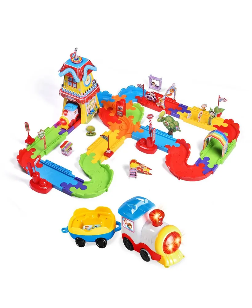 HAPE Busy City Train Rail Set – Kids Wonder Toys