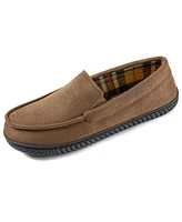 Rock Dove Men's Flannel Lined Memory Foam Loafer Slipper