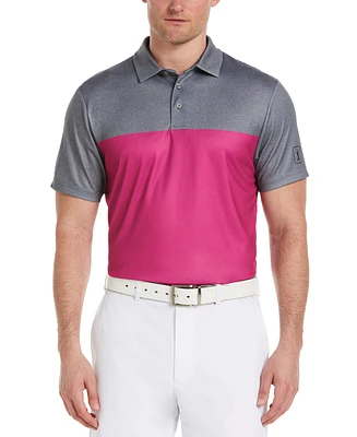 Pga Tour Men's Airflux Colorblock Short-Sleeve Golf Polo Shirt