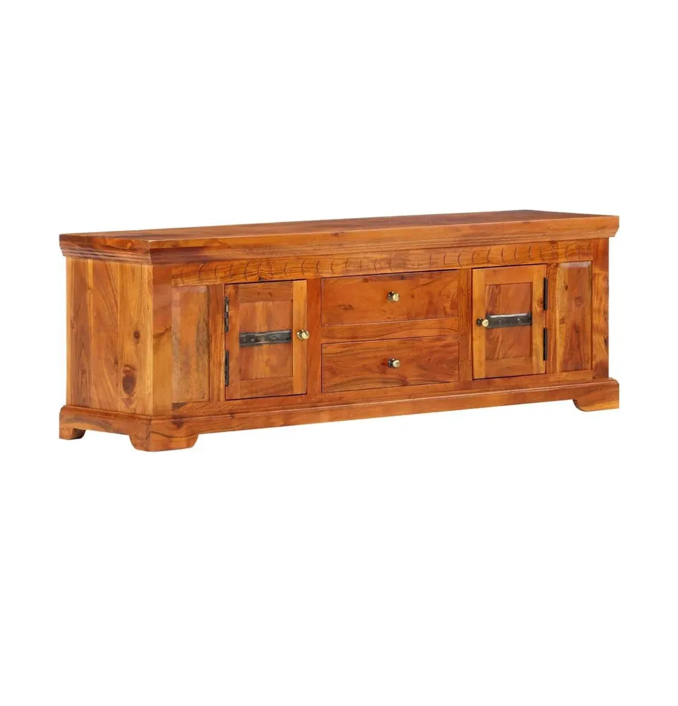 Tv Stand 46.9"x11.8"x15.7" Solid Wood Acacia