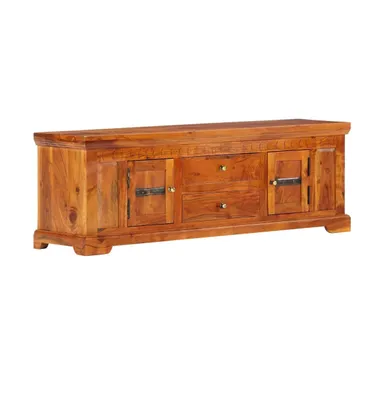 Tv Stand 46.9"x11.8"x15.7" Solid Wood Acacia
