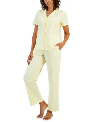 Charter Club Women's 2-Pc. Notched-Collar Pajamas Set, Created for Macy's