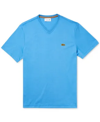 Lacoste Men's Short Sleeve V-neck Logo T-Shirt