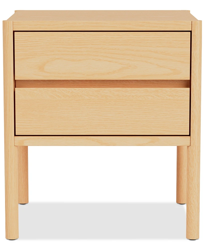 Closeout! Raydon Two Drawer Nightstand