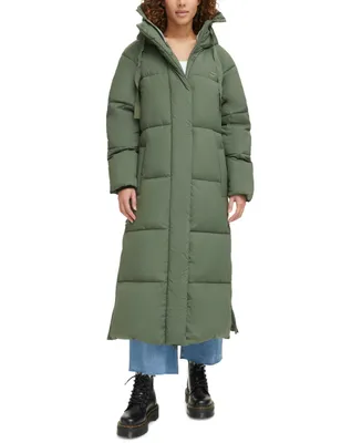 Levi's Women's Quilted Maxi Parka Jacket with Hood