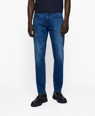 Boss by Hugo Boss Men's Supreme-Movement Extra-Slim-Fit Jeans