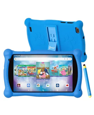 Contixo 7" Android Kids Tablet 32GB, Includes 50+ Disney Storybooks & Stickers, Protective Case with Kickstand Stylus, (2024 Model)