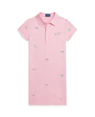 Polo Ralph Lauren Big Girls Stretch Cotton Mesh Polo Shirt