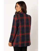 Petal and Pup Women's Vivienne Plaid Blazer