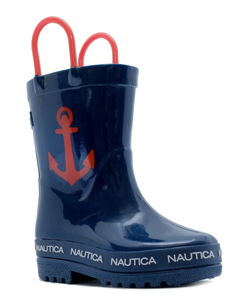 Nautica Toddler Boys Everett Pull On Rain Boots