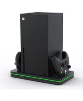Vertical Charging Stand with Cooling Fan Compatible with Xbox Series X/S With Bolt Axtion Bundle