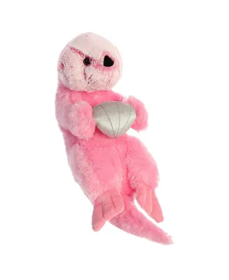 Aurora Large Sea Otter Destination Nation Adventurous Plush Toy Pink 13"