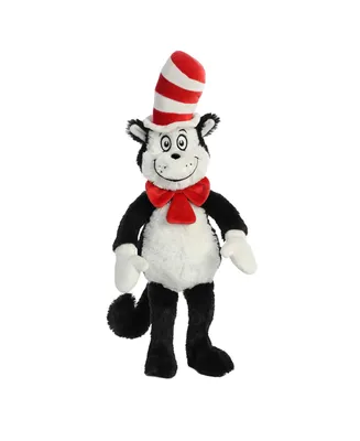 Aurora Large Cat In The Hat Dr. Seuss Whimsical Plush Toy Multicolor 18"