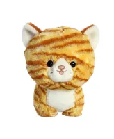 Aurora Small Orange Tabby Cat Teddy Pets Playful Plush Toy Orange 7"