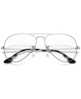 Ray-Ban Unisex Aviator Optics Eyeglasses, RB6489