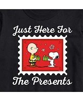 Airwaves Men's Peanuts Holidays Short Sleeve T-shirt