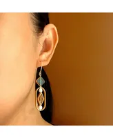 Art 2313E x Pearl Geometric Earrings