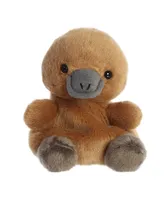 Aurora Mini Patty Platypus Palm Pals Adorable Plush Toy Brown