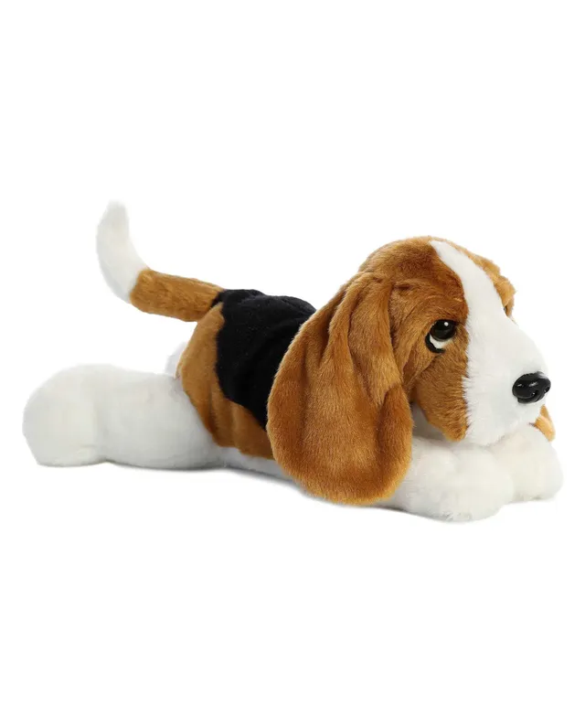 Aurora Medium Bernie Mountain Dog Flopsie Adorable Plush Toy White 12