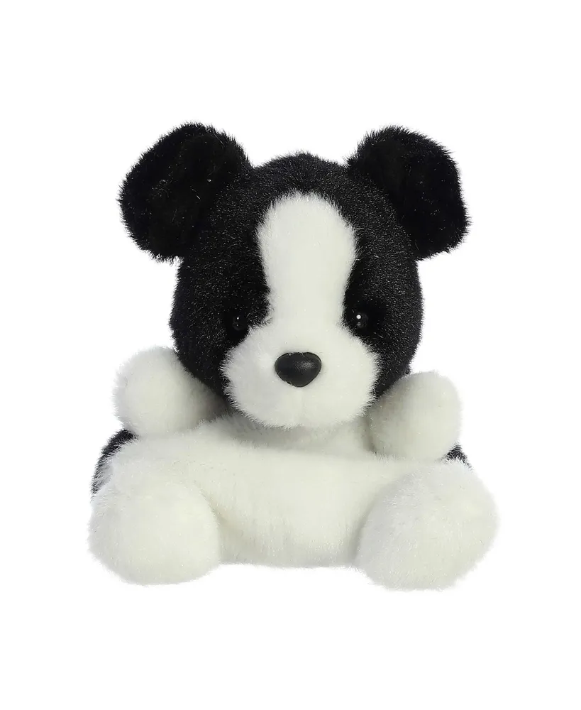 Aurora Mini Brody Collie Palm Pals Adorable Plush Toy Black 5"