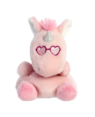 Aurora Mini Palm Pals Dolly Pink Unicorn Palm Pals Heartwarming Plush Toy Pink
