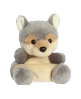 Aurora Mini Lucian Wolf Palm Pals Adorable Plush Toy Gray 4.5"