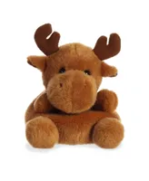 Aurora Mini Cinnamon Moose Palm Pals Adorable Plush Toy Brown 5"