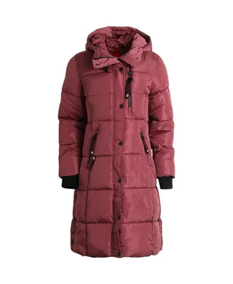 Canada Weather Gear Women's Quilted Long Puffer Jacket