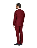 Gino Vitale Men's 3-Piece Slim Fit Tuxedo with Peak Lapel