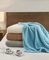 Serta Corded Plush Heated Blanket