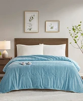 Serta Corded Plush Heated Blanket
