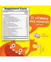 VitaWorks Kids Multivitamin with Iron & Minerals Chewable Tablets - Complete Body Health - Tasty Natural Fruit Flavor
