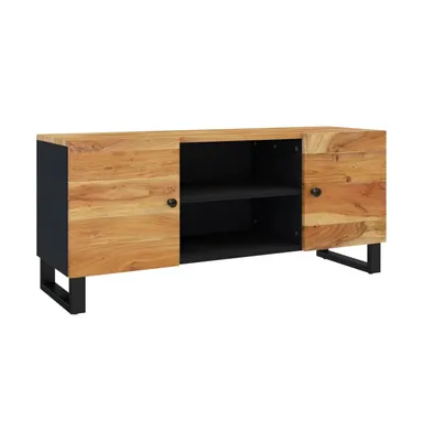 Tv Stand 41.3"x13"x18.1" Solid Wood Acacia