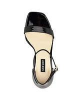Nine West Women's Ilea Block Heel Square Toe Dress Sandals