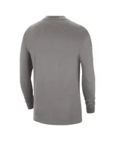 Men's Nike Charcoal Chicago Bulls 2023/24 City Edition Max90 Expressive Long Sleeve T-shirt