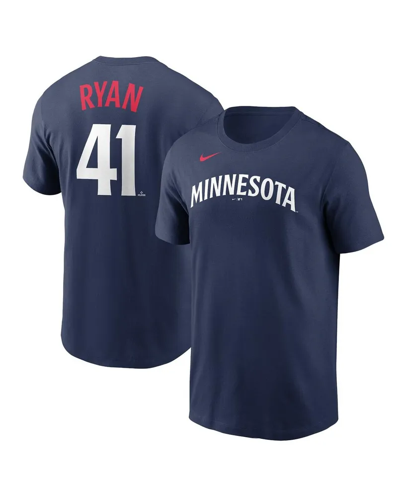 Men's Nike Joe Ryan Navy Minnesota Twins Player Name and Number T-shirt