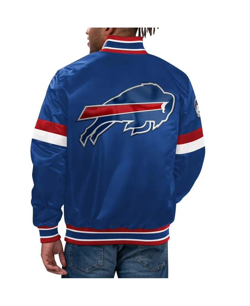 Men's Starter Royal Buffalo Bills Home Game Satin Full-Snap Varsity Jacket